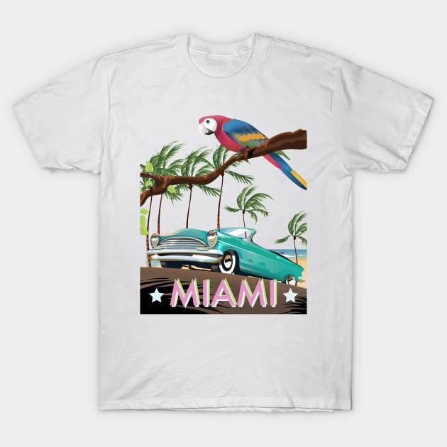 Miami T-Shirt by nickemporium1